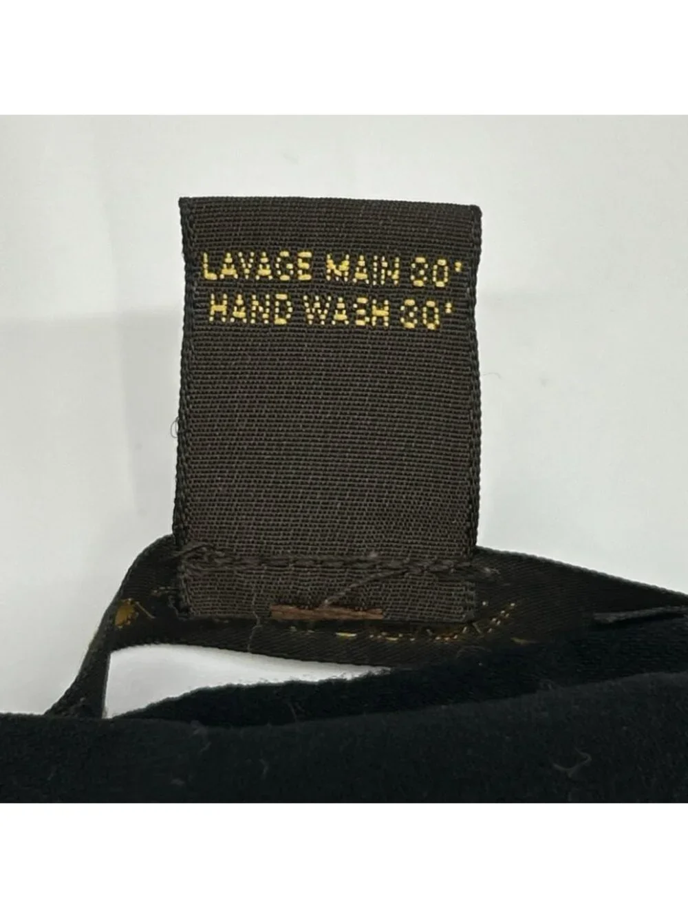 Louis Vuitton Black Shear Cut Replacement Blouse with